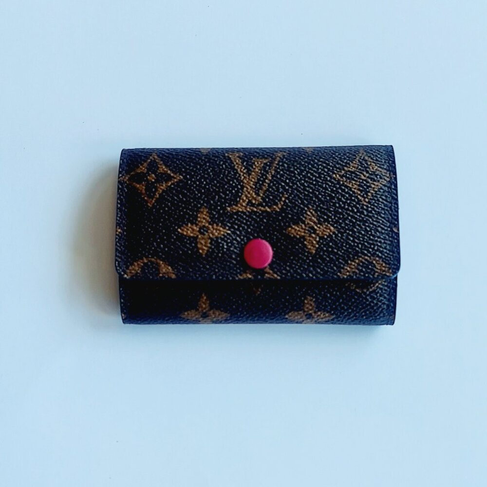 Louis Vuitton Monogram Fuchsia 6 Key Holder